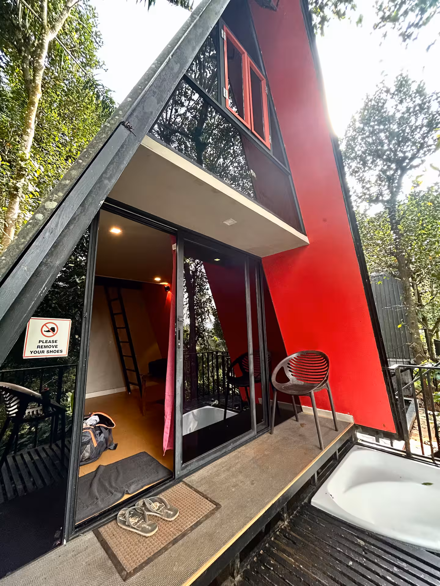 The balcony at Blush, Kabani Riverside