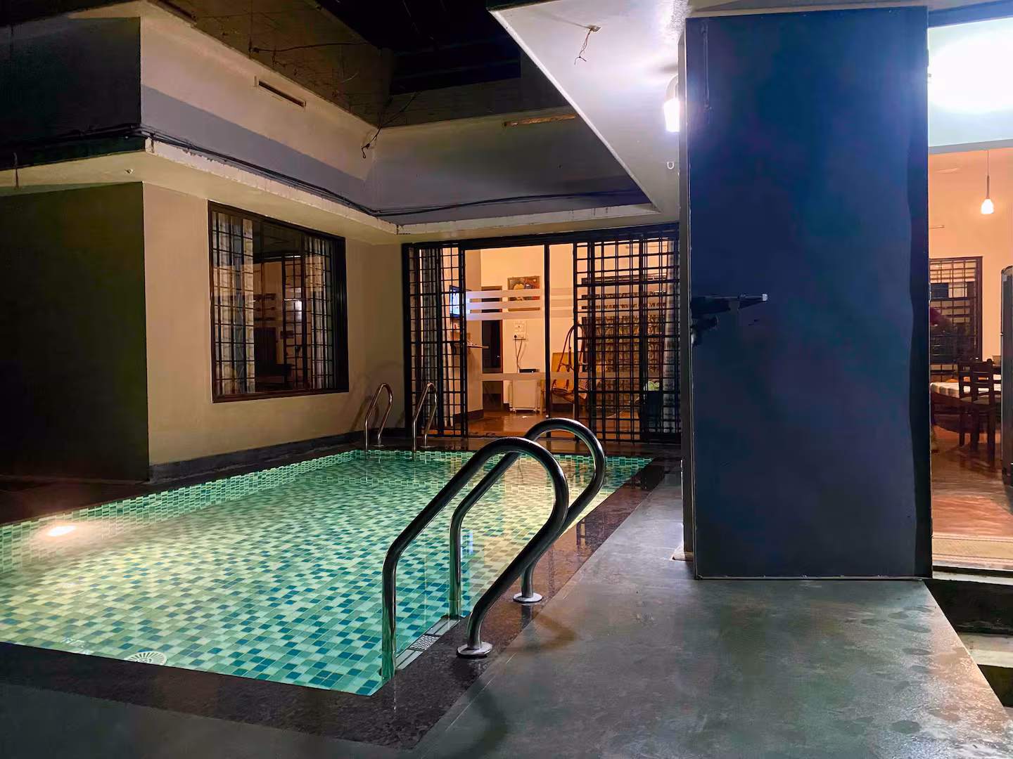 The pool at The Riverside Villa, Kabani Riverside
